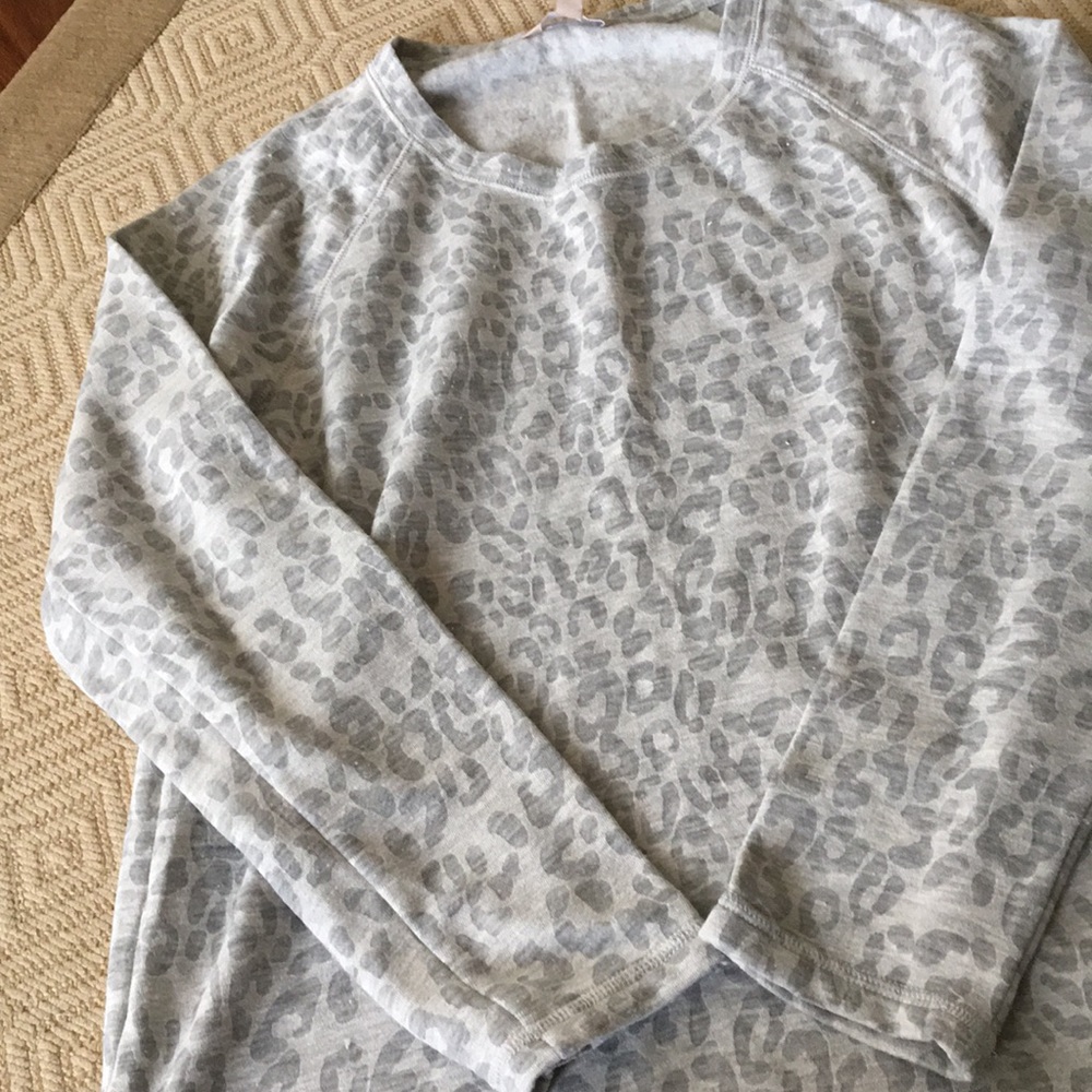 Printed grey sweatshirt